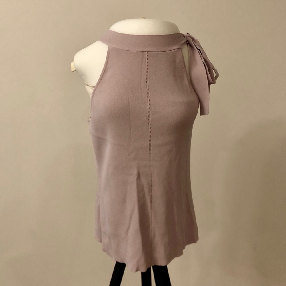 NY&C Iris Mauve Sleeveless Semi-formal Halter Top